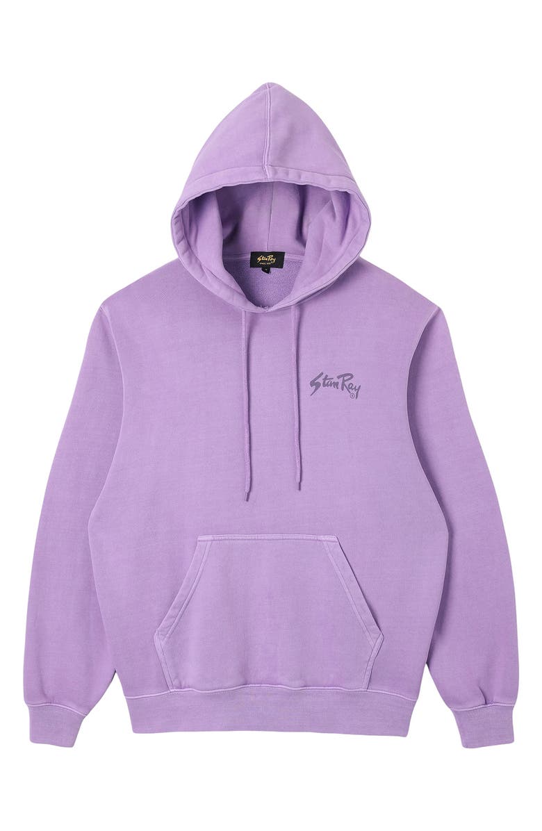 STAN RAY OG Logo Zip Graphic Hoodie, Alternate, color, Washed Lavendar