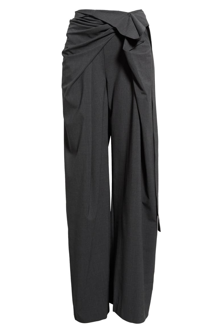 Manuela Wool Trousers, Main, color, CHARCOAL GREY