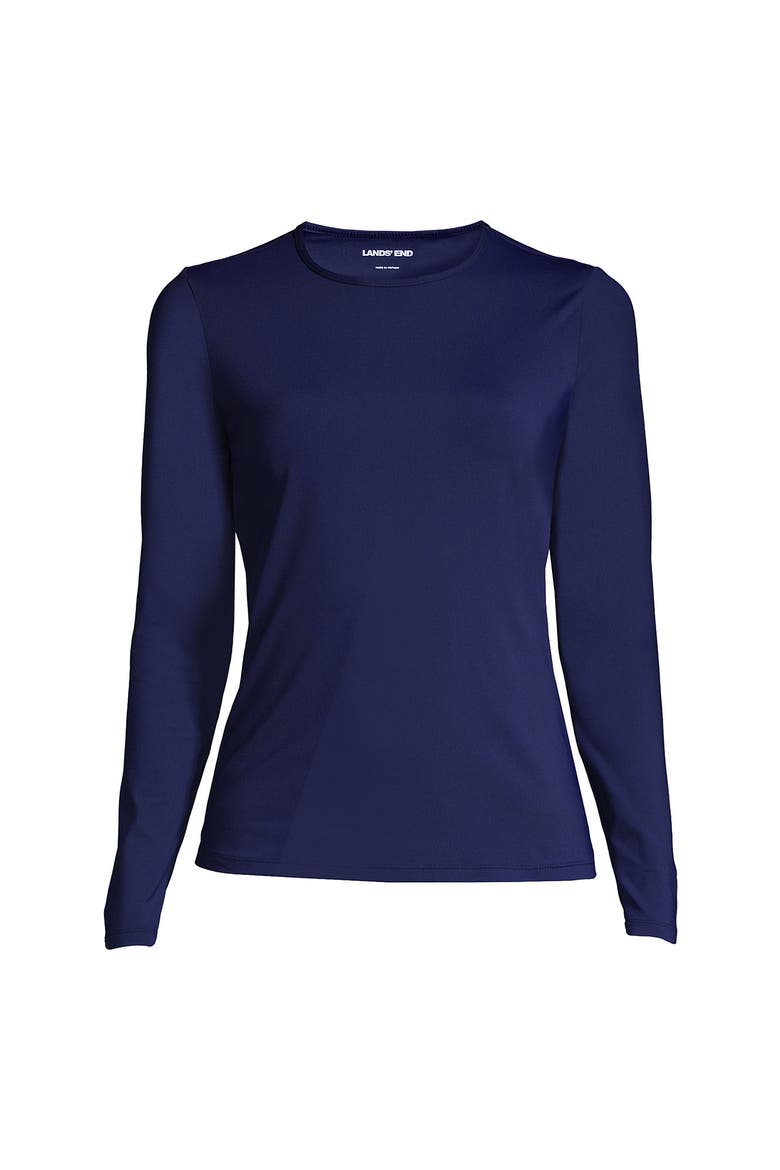 Long Sleeve Relaxed UPF 50 Rash Guard, Alternate, color, Deep Sea Navy