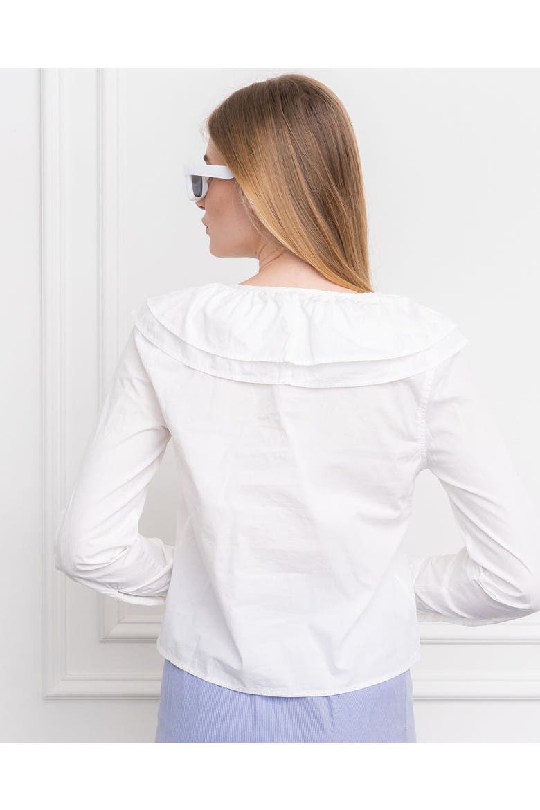 The Amalia Shirt, Alternate, color, White