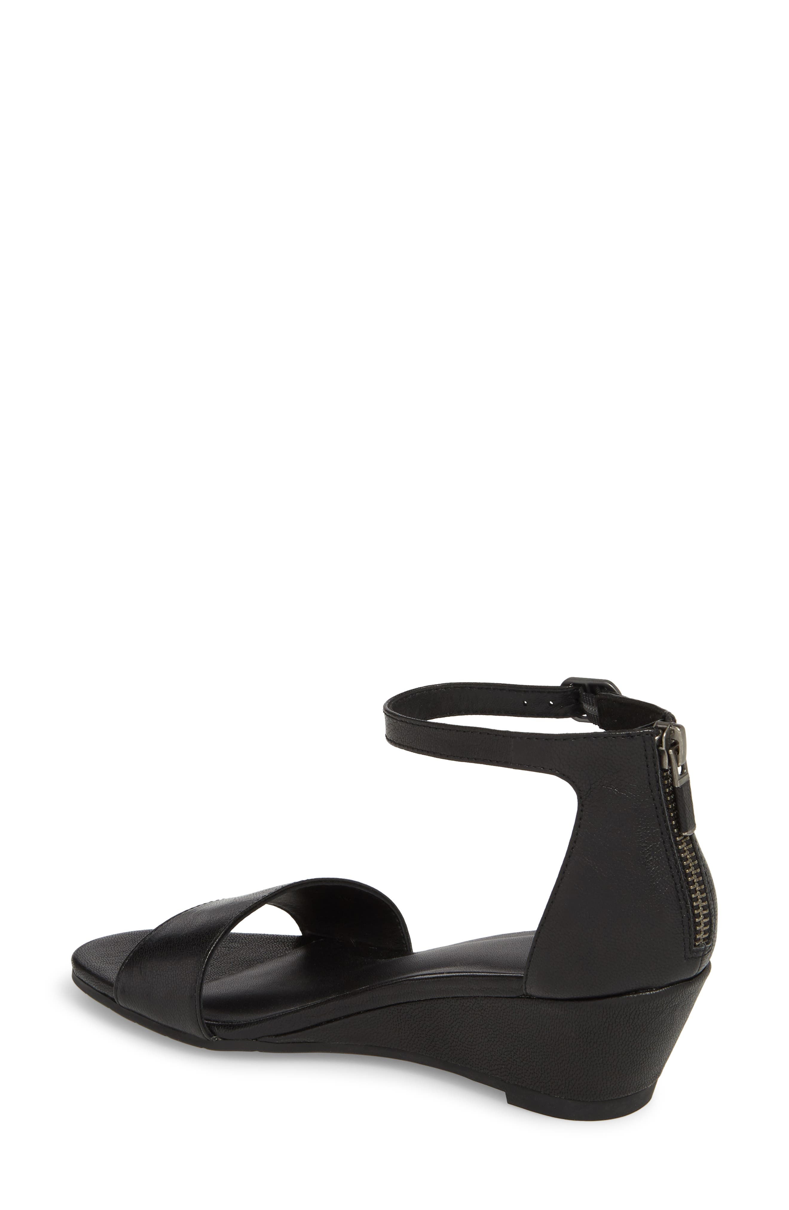 Eileen Fisher Mara Ankle Strap Wedge Sandal, Alternate, color, 