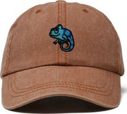 Dalix Chameleon Embroidered Dad Hat