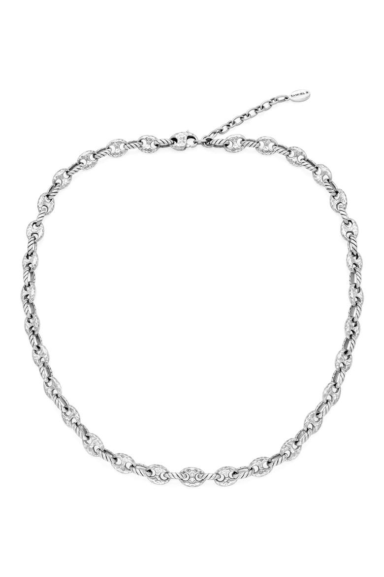 Twisted Sterling Silver Chain Necklace, Alternate, color, SILVER