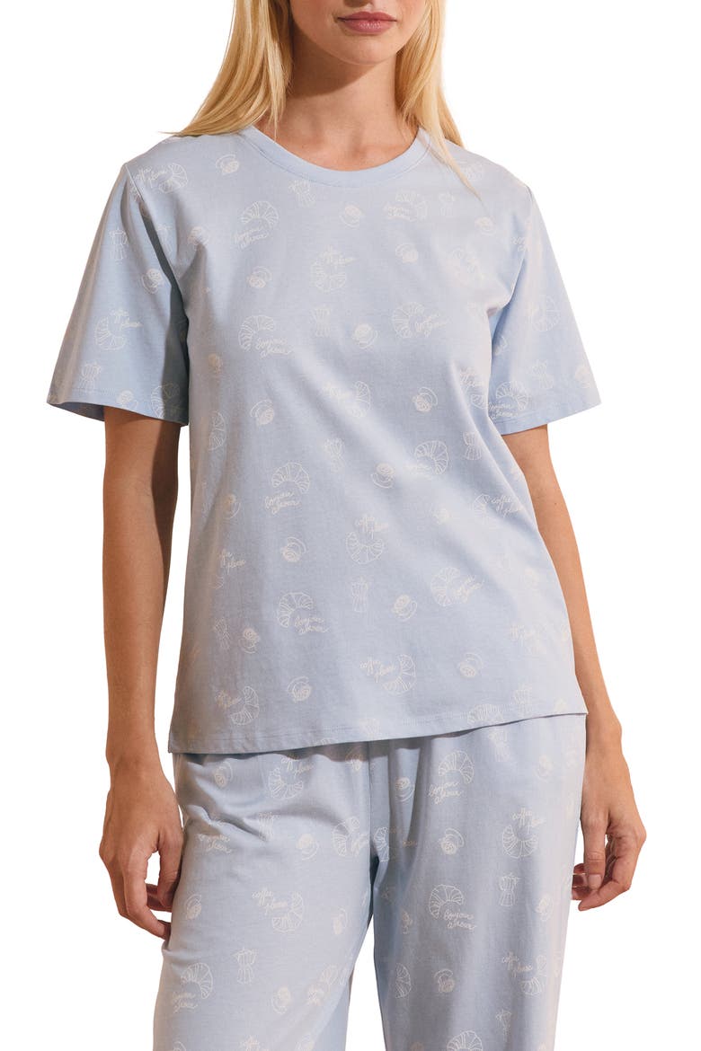 Biscuit 2-Piece Pajamas, Main, color, LIGHT BLUE