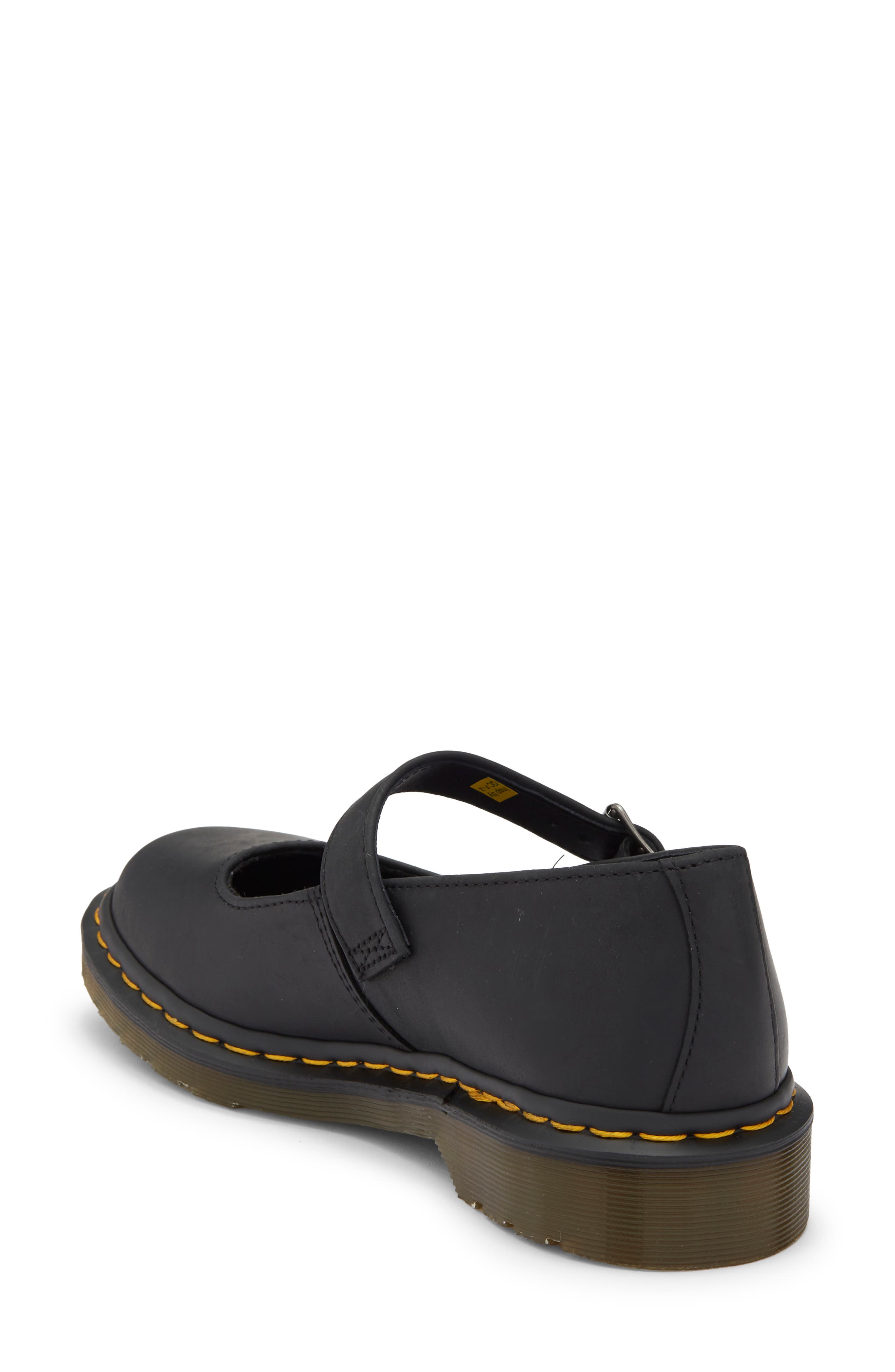 Mariel II Mary Jane Flat, Alternate, color, BLACK