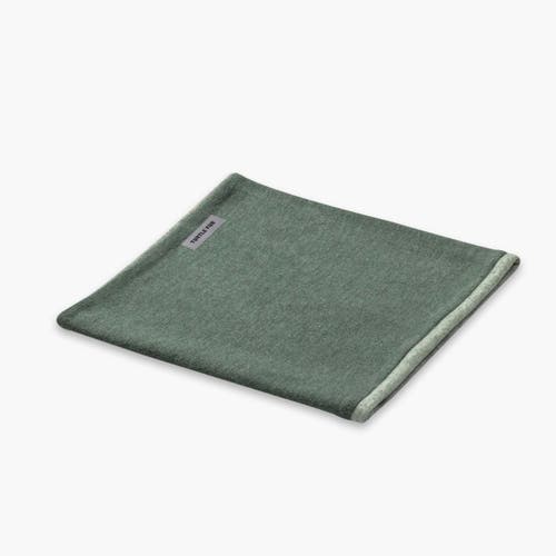 Turtle Fur Luxe Double-layer Neck Warmer In Green