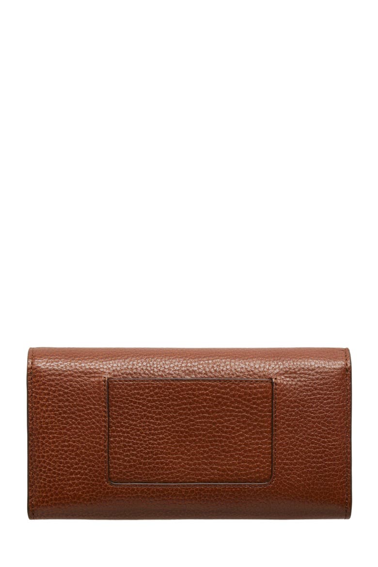Darley Leather Continental Wallet, Alternate, color, Oak