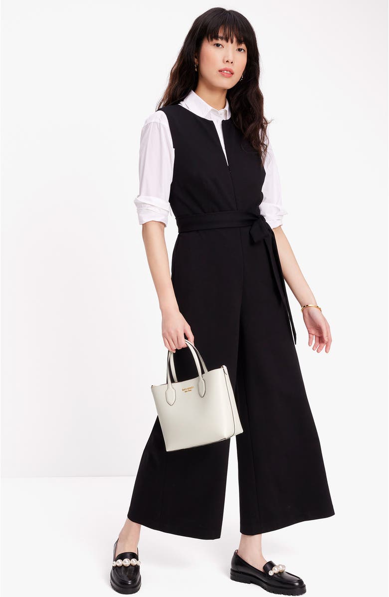 Kate Spade New York medium bleecker saffiano leather tote, Alternate, color, Cream