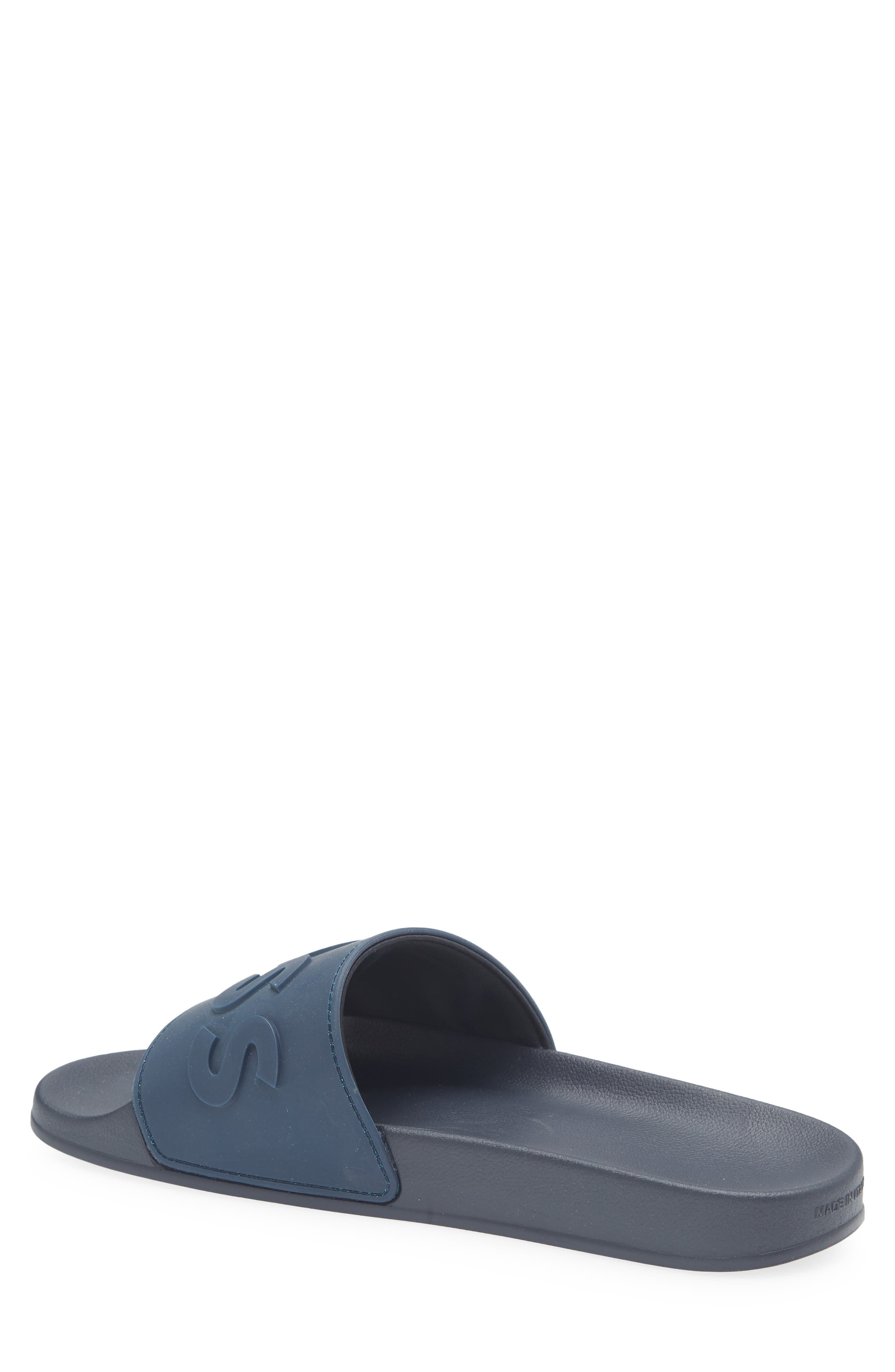 Kirk Slide Sandal, Alternate, color, DARK BLUE TONAL