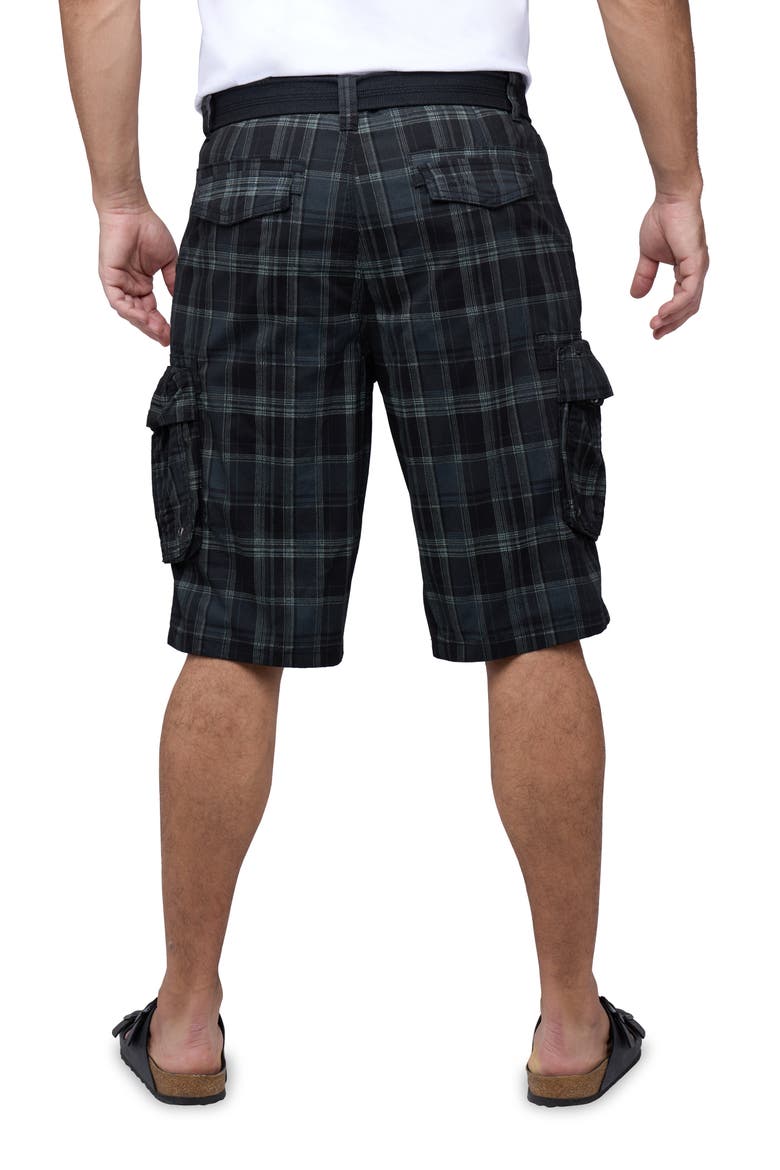 Cargo Shorts, Alternate, color, PLAID CHARCOAL