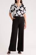 NORDSTROM RACK Gathered Neck Puff Sleeve Top