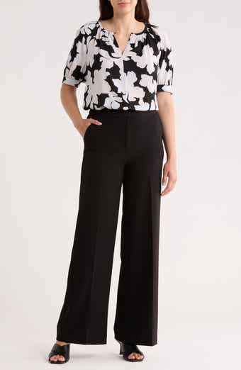 NORDSTROM RACK Gathered Neck Puff Sleeve Top