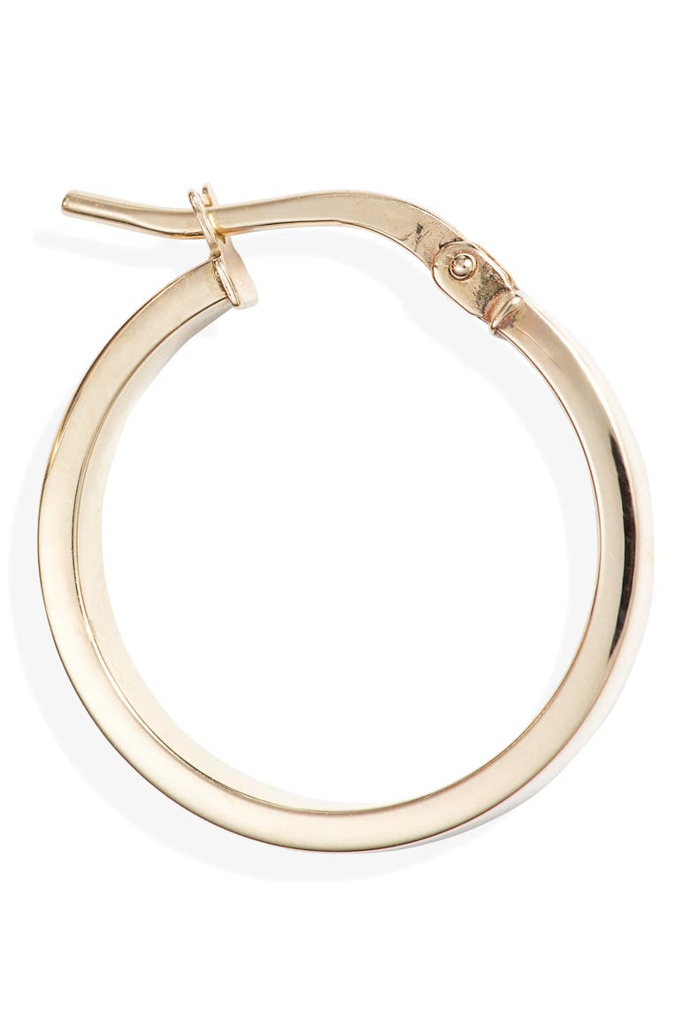 14K Gold Hoop Earrings, Alternate, color, 14KY