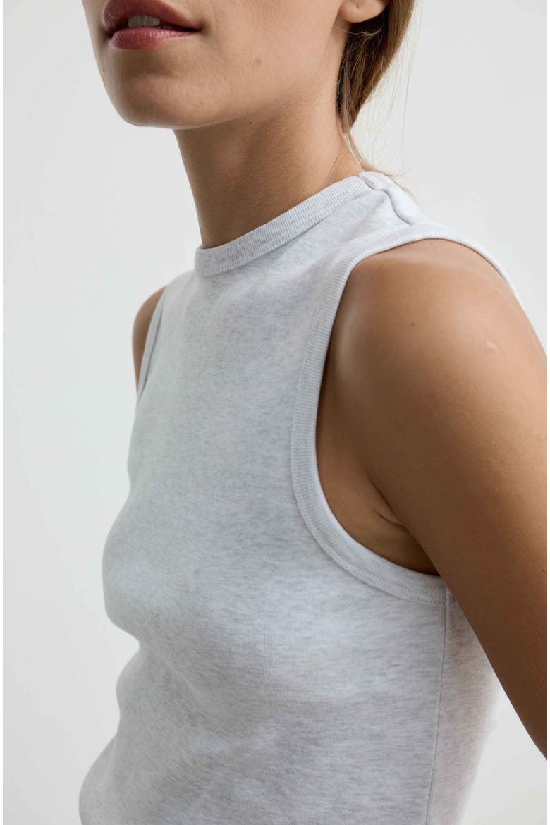 Classic Round Neck Tank, Alternate, color, Light Heather Grey