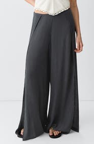 MANGO TEEN Kids' Side Opening Fluid Pants