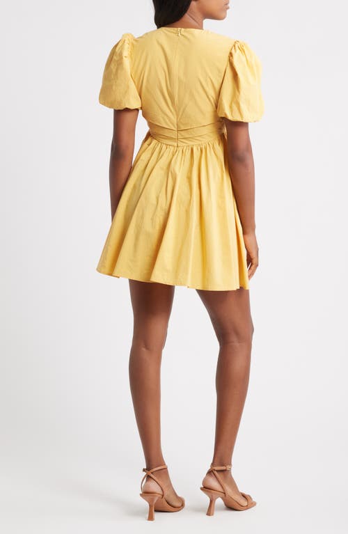 Sister Jane Serenade Minidress In Yellow