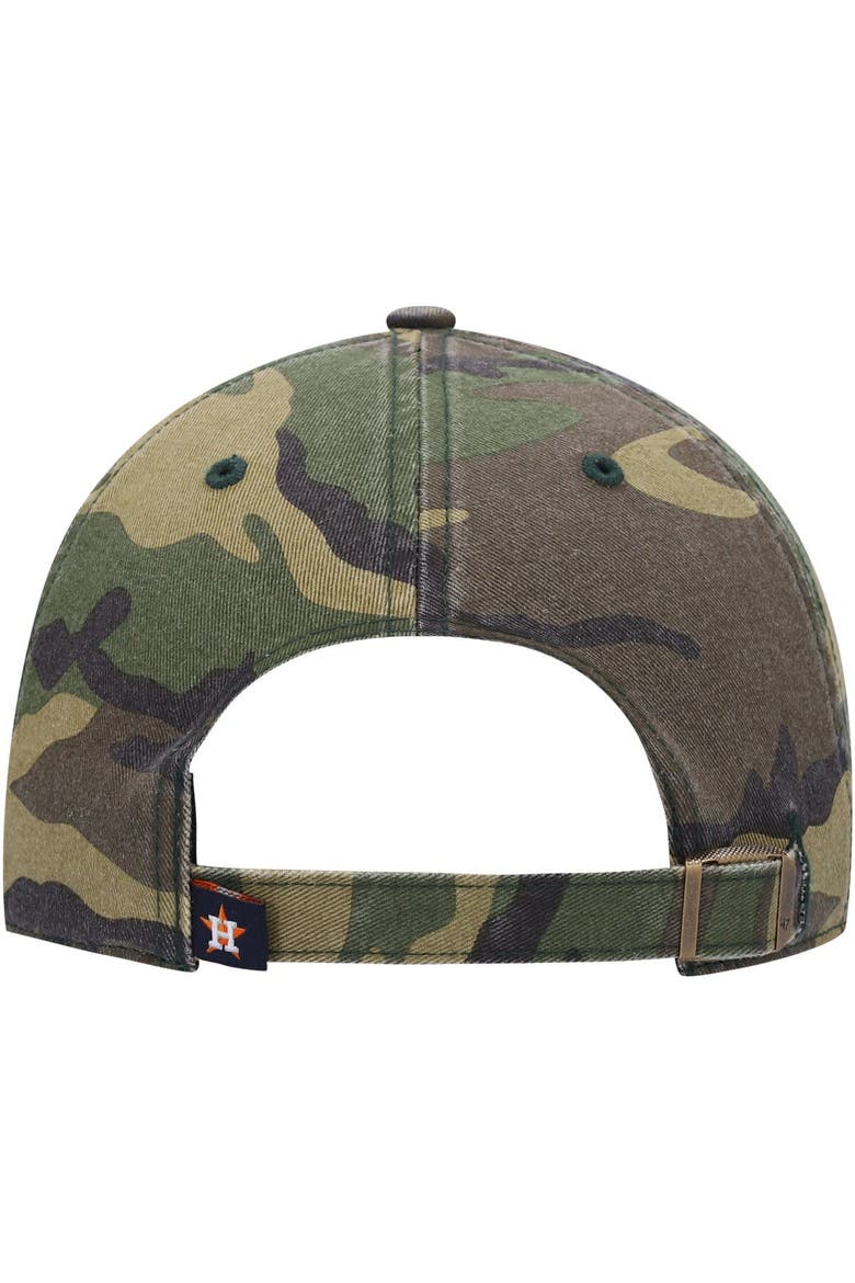 Men's '47 Camo Houston Astros Team Clean Up Adjustable Hat, Alternate, color, Camo