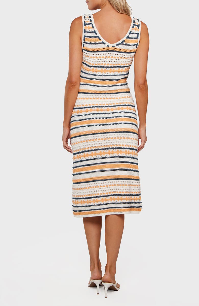 matty m. Alexis Crochet Midi Sundress, Alternate, color, 