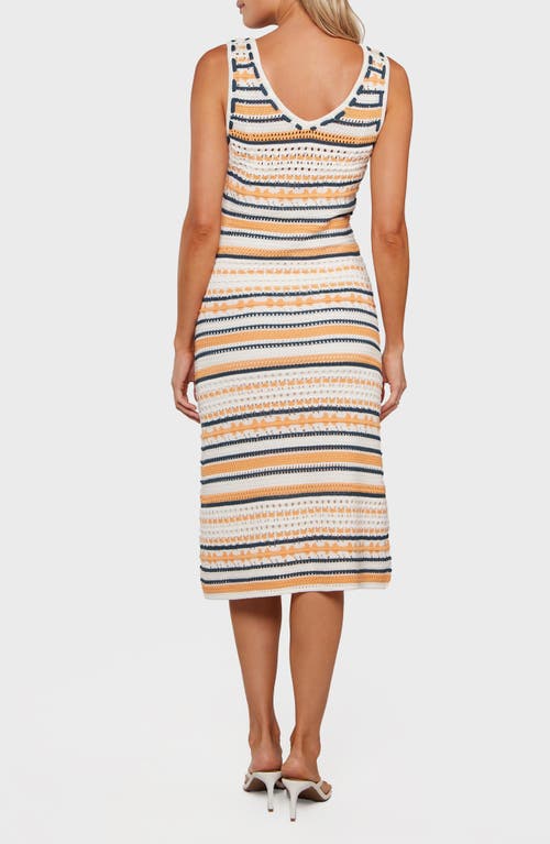 Matty M . Alexis Crochet Midi Sundress