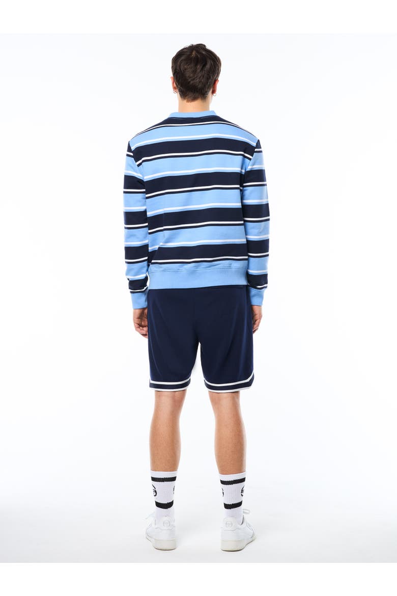 Strisce Stripe Crewneck, Alternate, color, MARITIME BLUE
