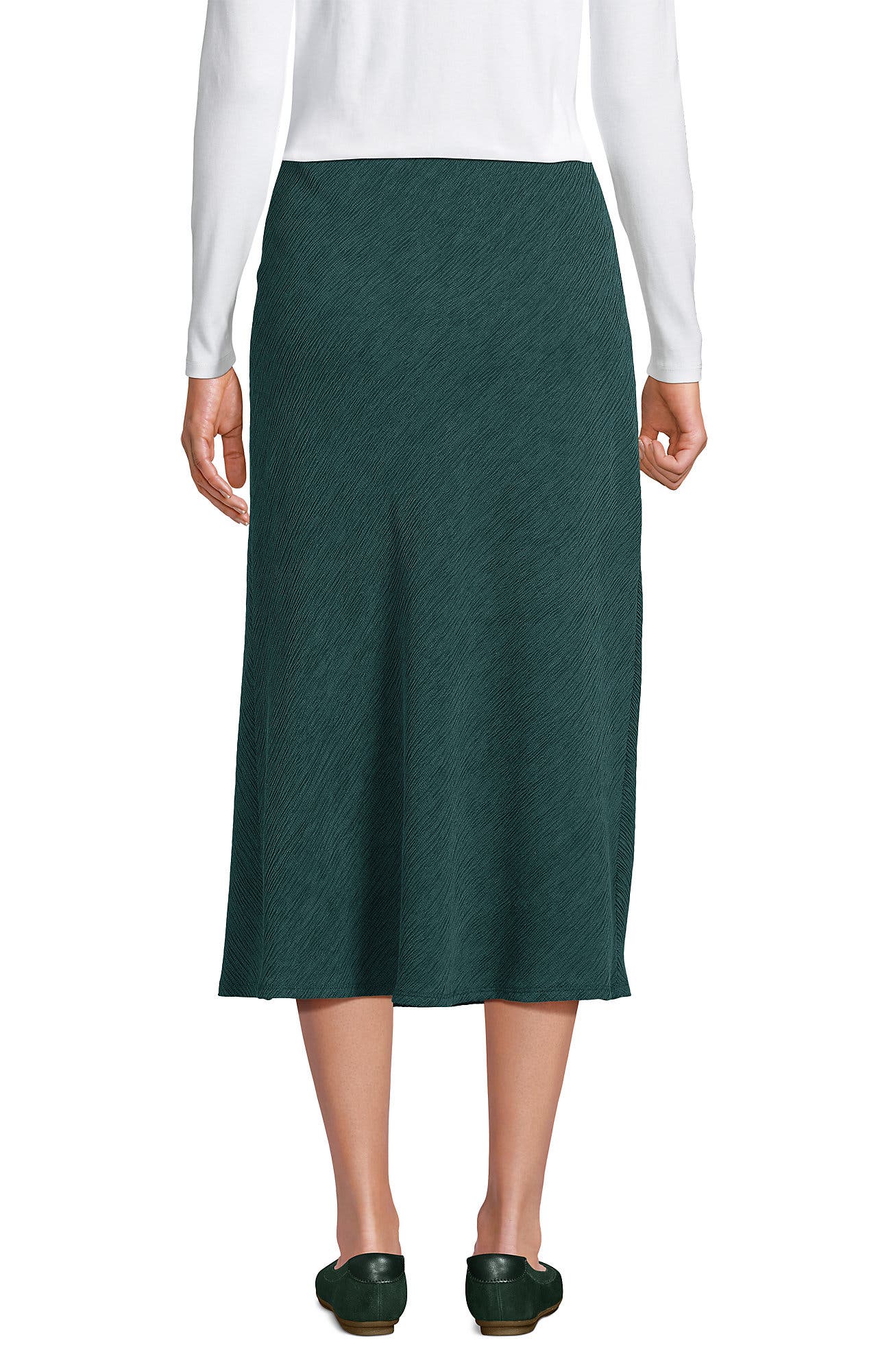 Crinkle Midi Skirt - image 4