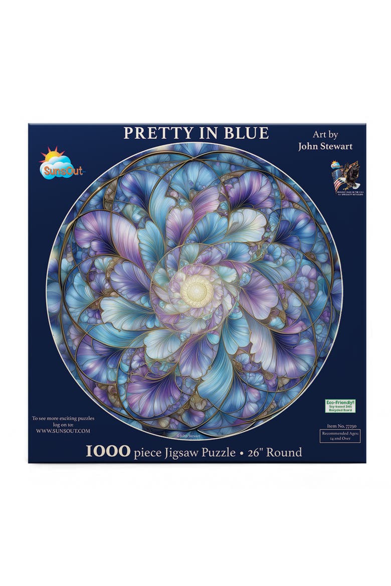 Pretty in Blue 1000 piece Jigsaw Puzzle for Adults, Alternate, color, Multicolor