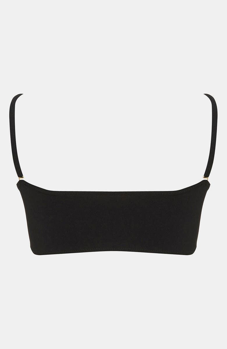 Topshop Retro Underwire Bikini Top, Alternate, color,