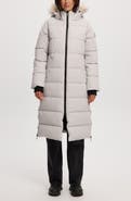 Noize Winter Long Parka with Faux Fur Trim