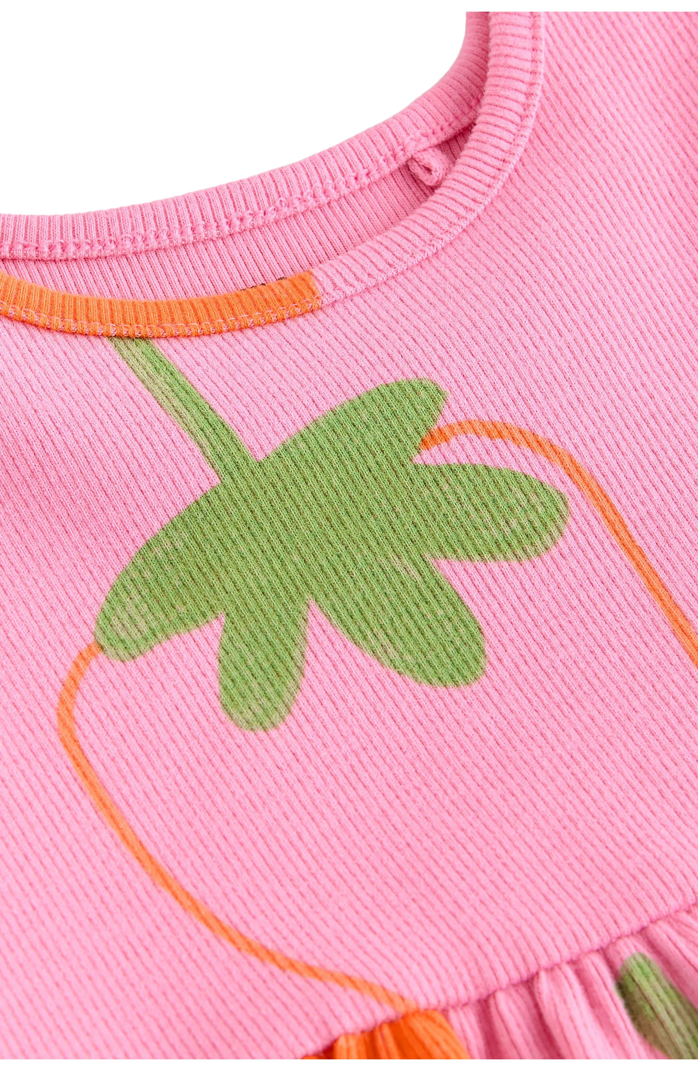 NEXT Kids' Strawberry Rib Jersey Dress — фото 4