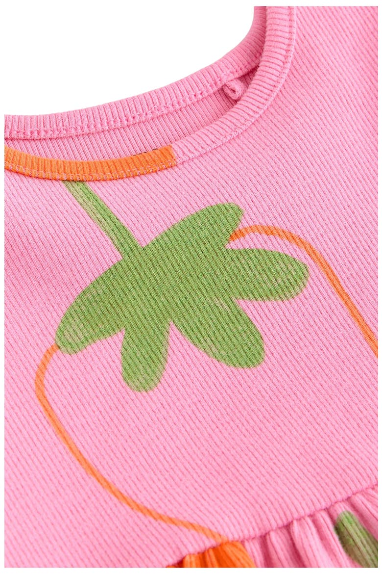 Kids' Strawberry Rib Jersey Dress, Alternate, color, PINK