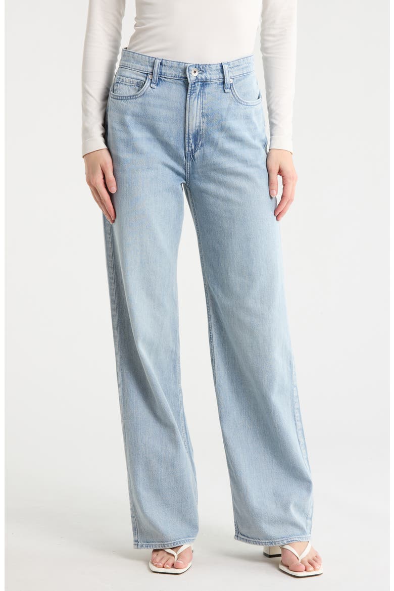 Lori High Waist Wide Leg Jeans, Main, color, WHITMAN
