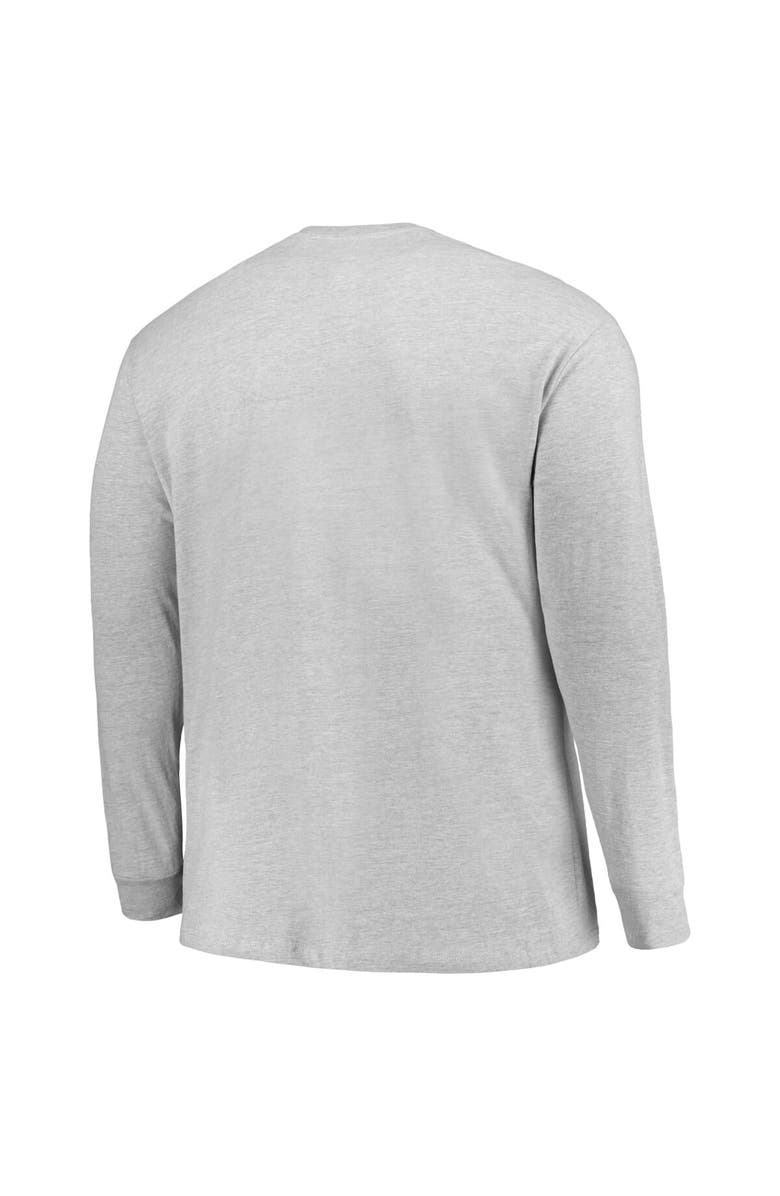 Champion Men's Champion Heather Gray Washington Huskies Big & Tall Mascot Long Sleeve T-Shirt, Alternate, color, 