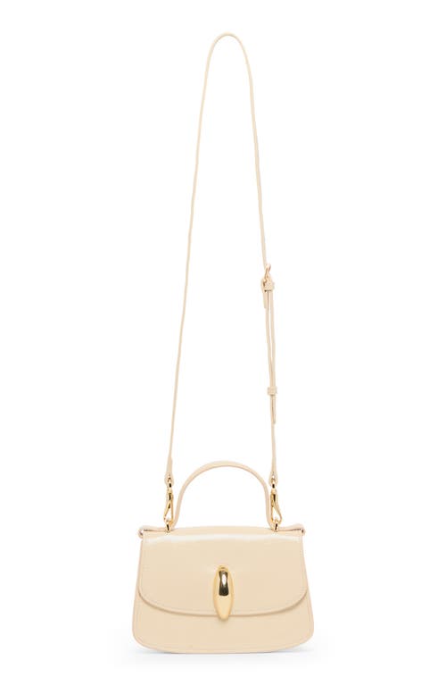 Dolce Vita Lucia Faux Leather Top Handle Bag In White