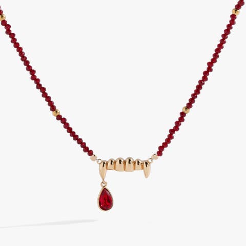 Vampire Teeth Fangs Pendant