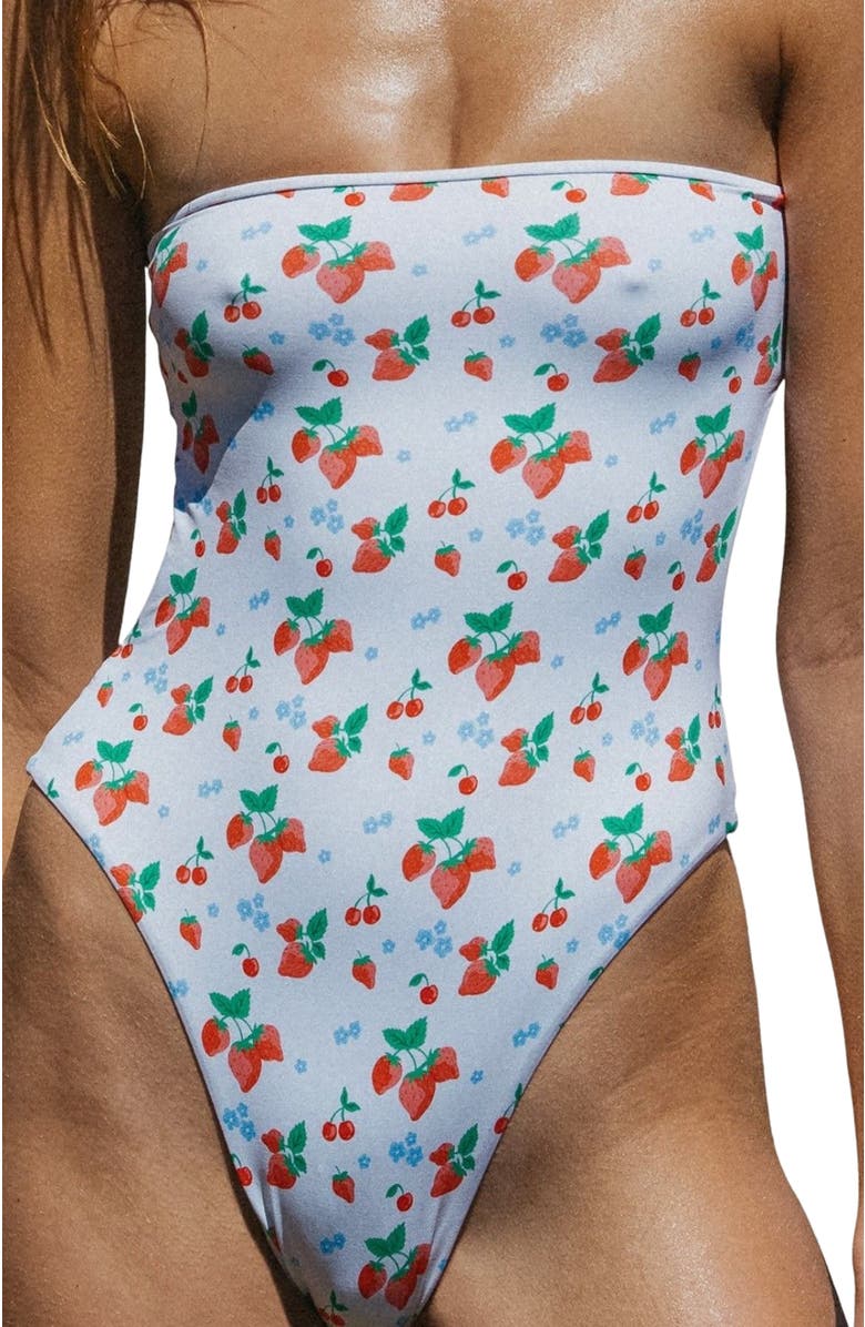 Bright Swimwear Ruby One Piece, Alternate, color, Berry Bliss