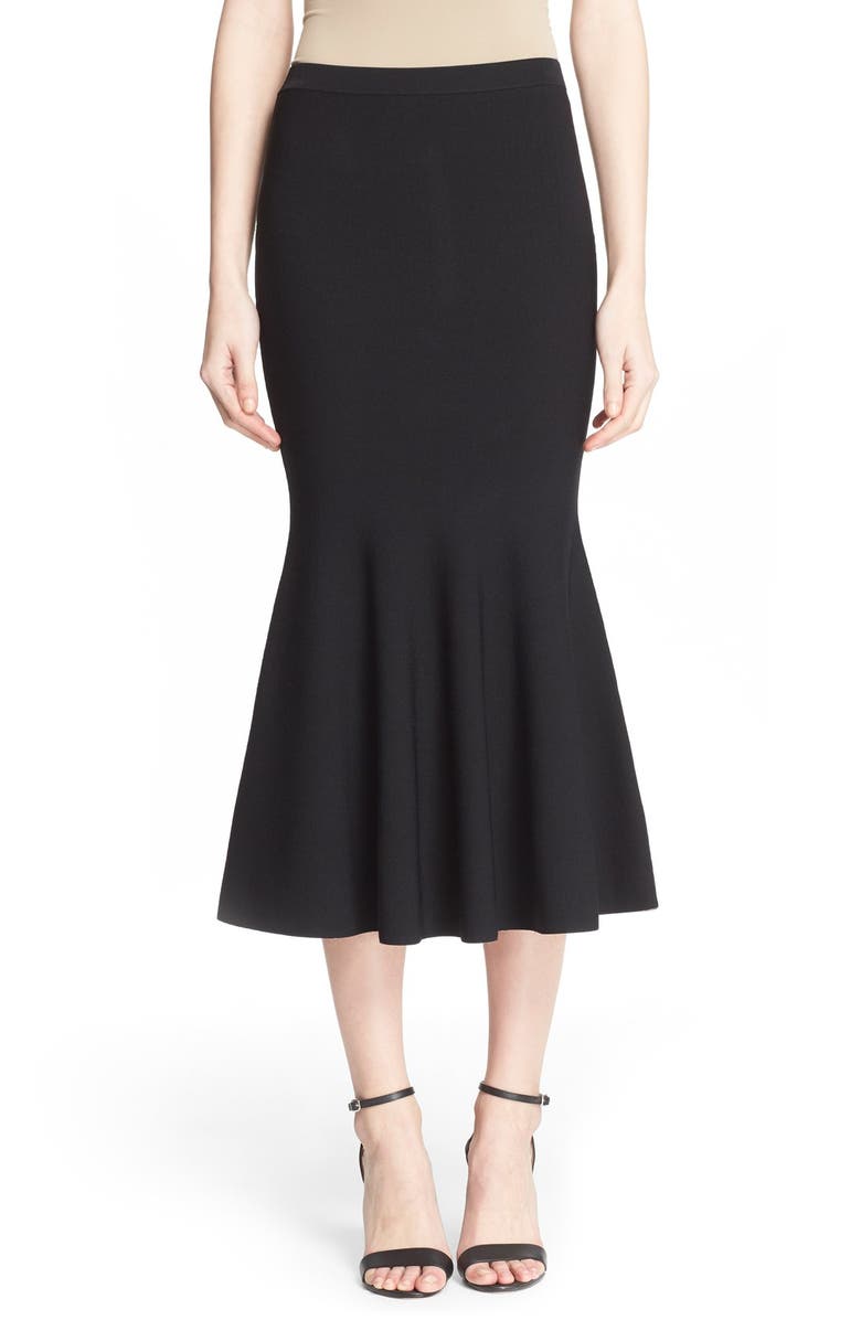Milly Double Face Reversible Midi Skirt, Main, color, 