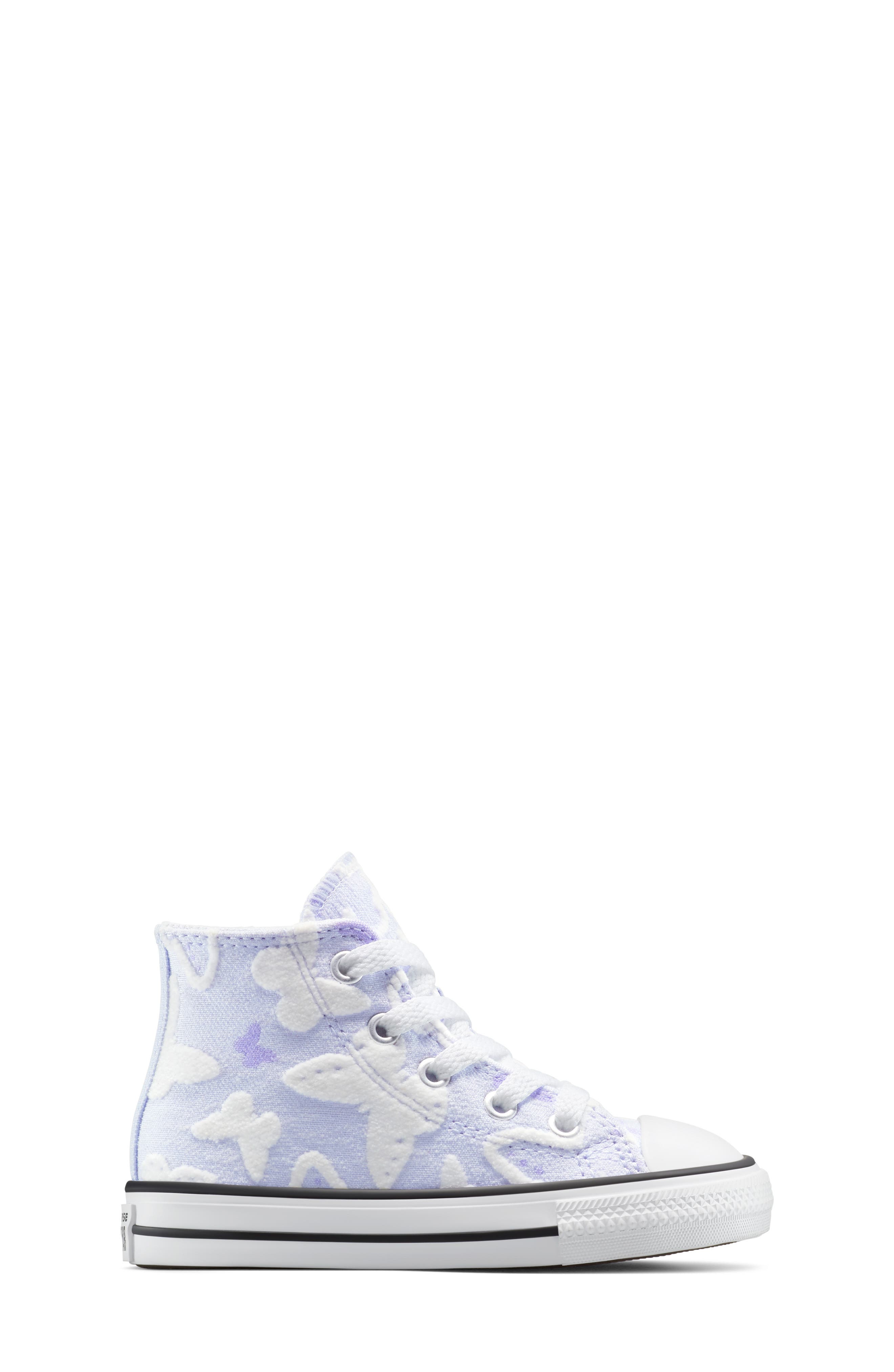 Converse Kids' Chuck Taylor<sup>®</sup> All Star<sup>®</sup> High Top Sneaker, Alternate, color, Blueberry Ice/ Violet Heat