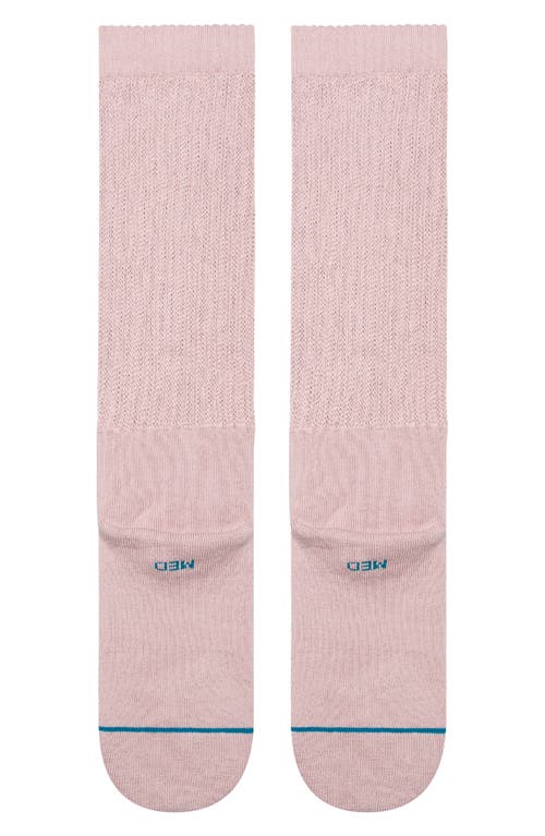 Stance Icon Slouch Crew Socks In Pink