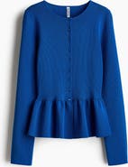 H&M Peplum Cardigan