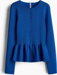 H&M Peplum Cardigan