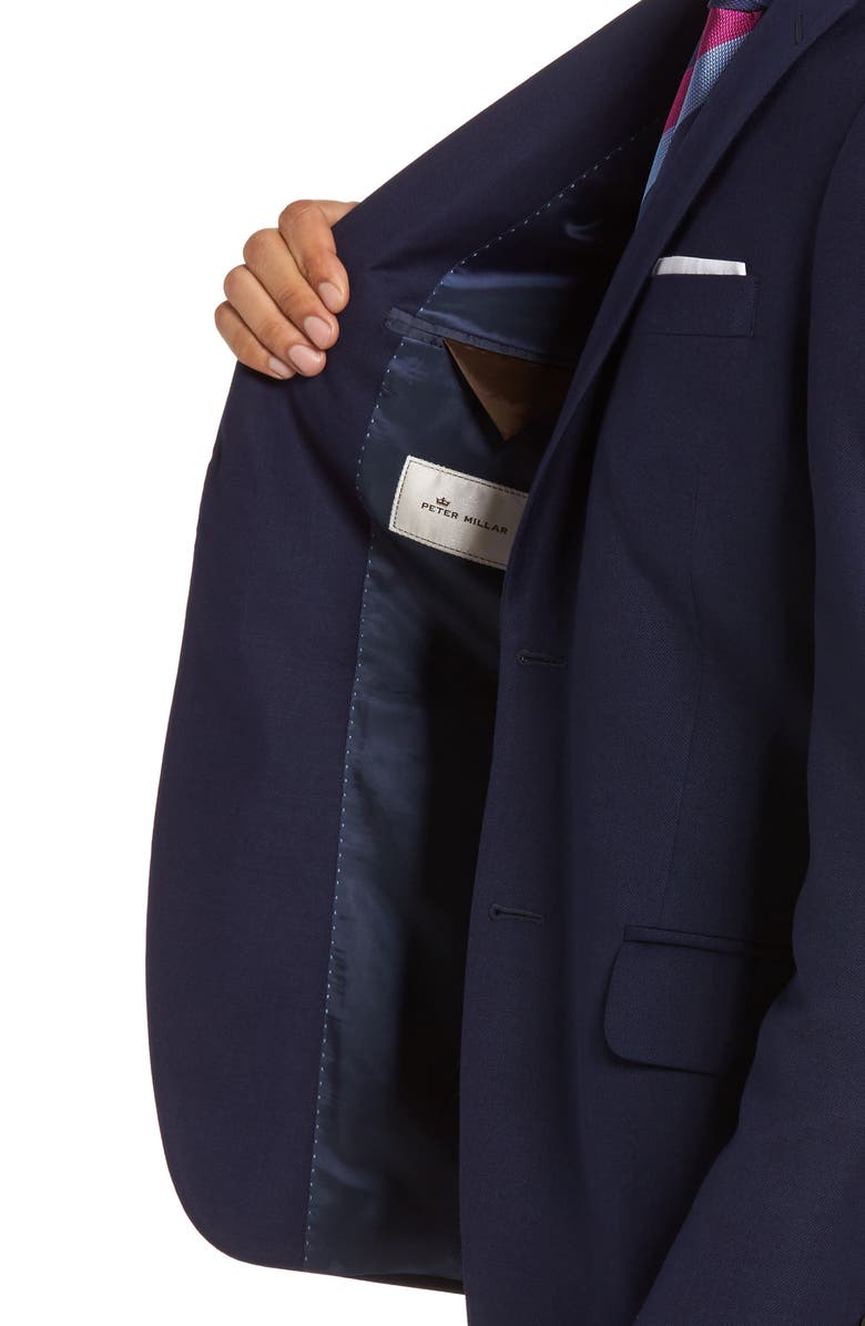 Peter Millar Flynn Classic Fit Navy Wool Sport Coat, Alternate, color, Navy