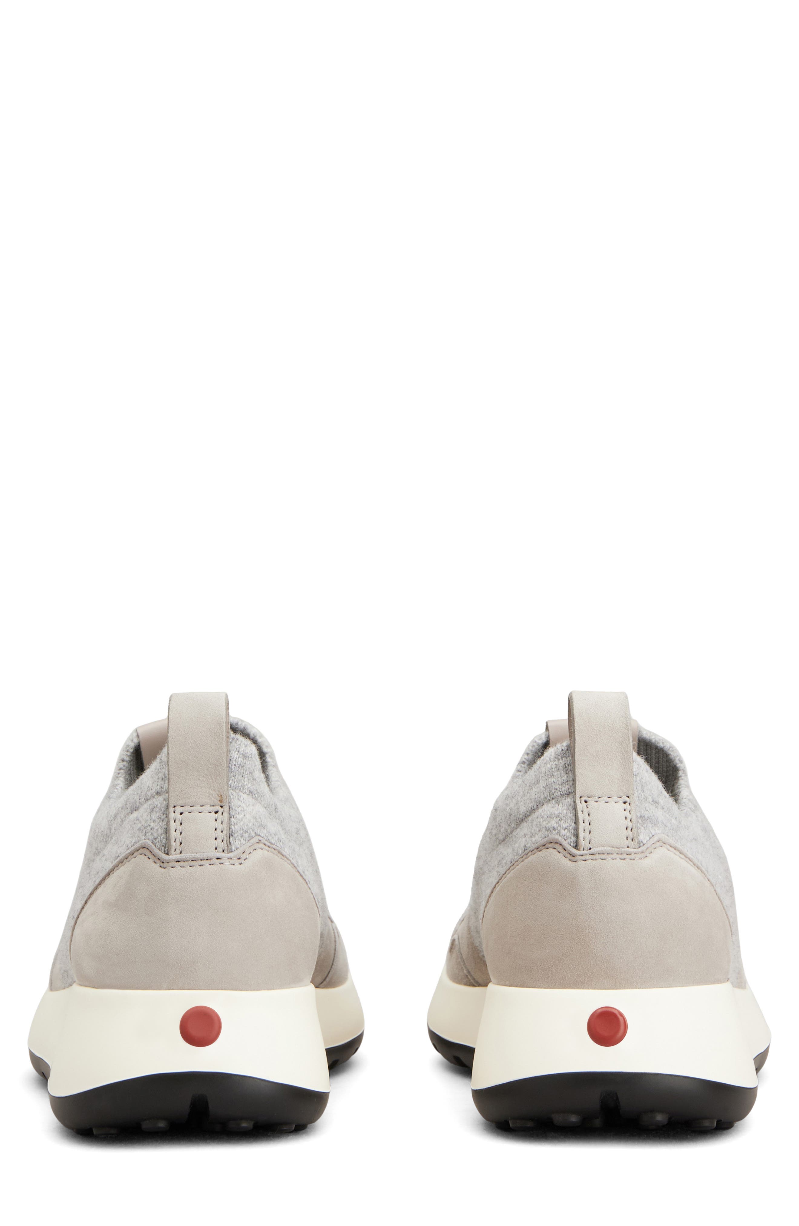 Leather & Textile Sneaker, Alternate, color, GRIGIO VAPORE