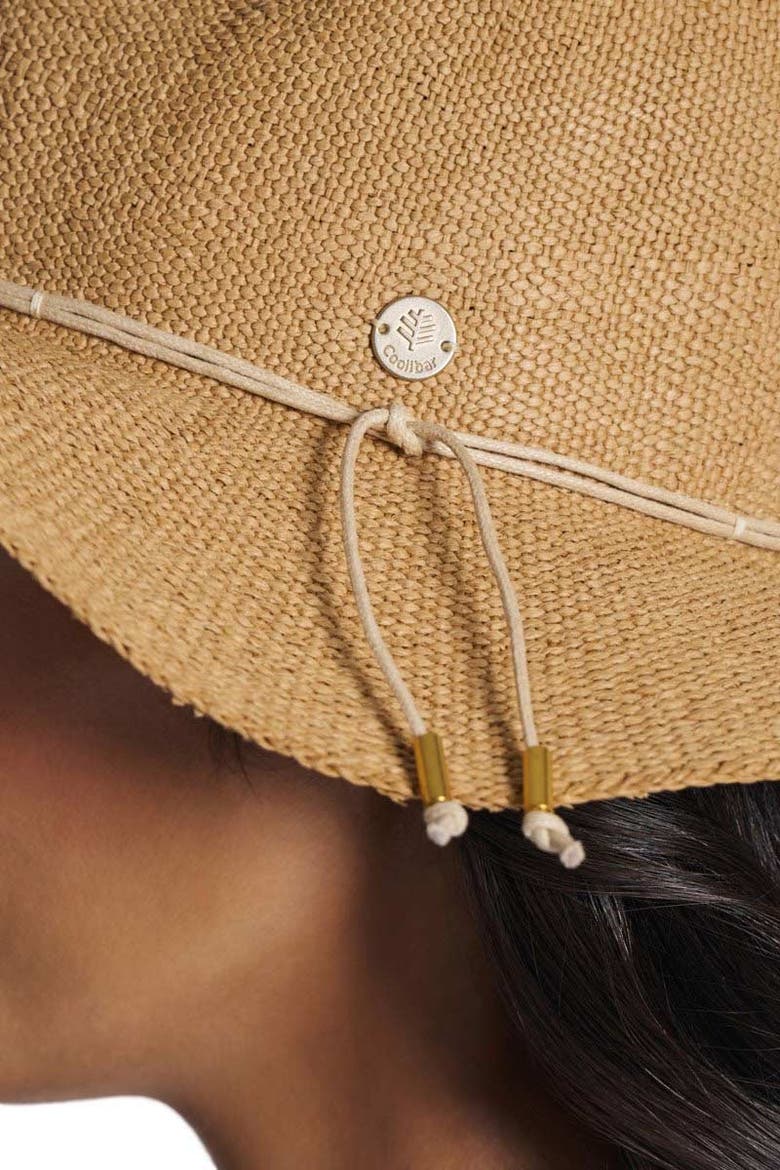 Women's Isla Hand Woven Fedora, UPF 50+ Sun Protection, Alternate, color, Toast Brown