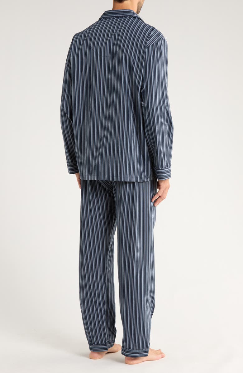 Majestic International Breeze Pajamas, Alternate, color, Navy