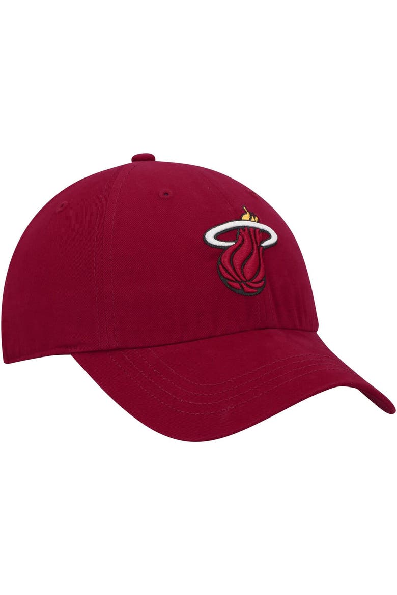 Women's '47 Red Miami Heat Miata Clean Up Adjustable Hat, Alternate, color, Red