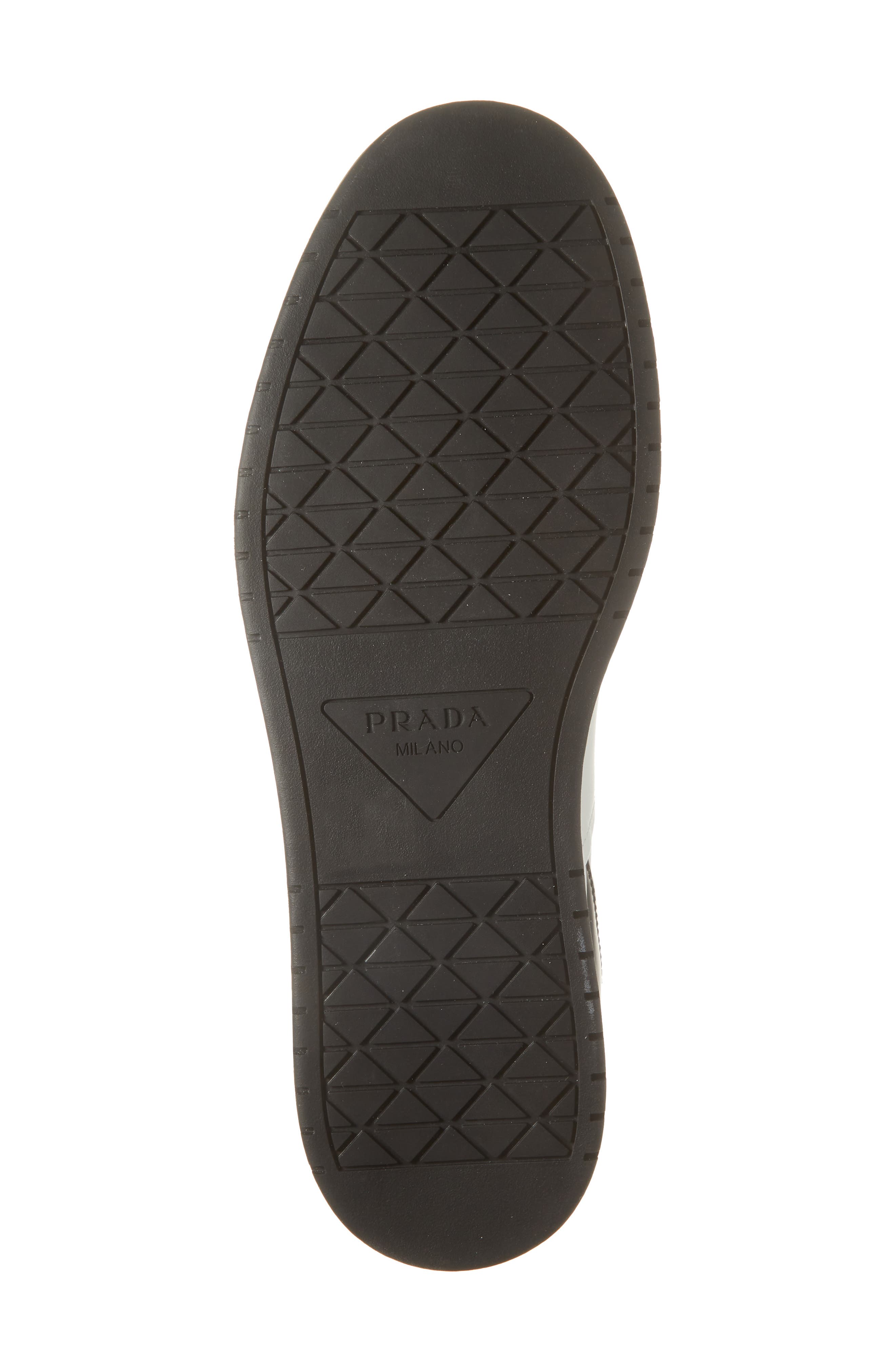 Prada Downtown Sneaker, Alternate, color, Bianco/ Nero