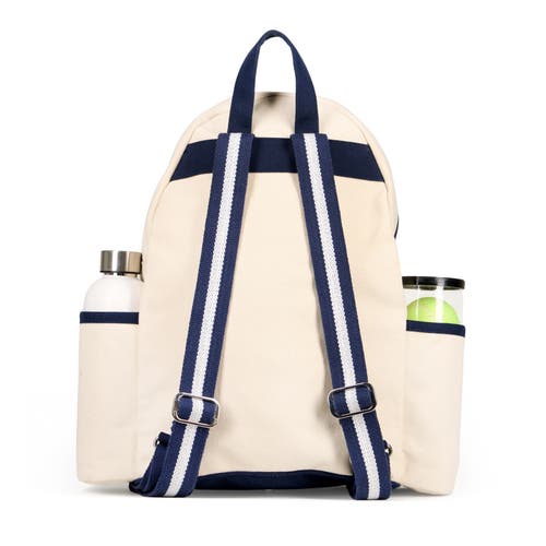 Ame & Lulu Hamptons Tennis Backpack 2.0 In Purple
