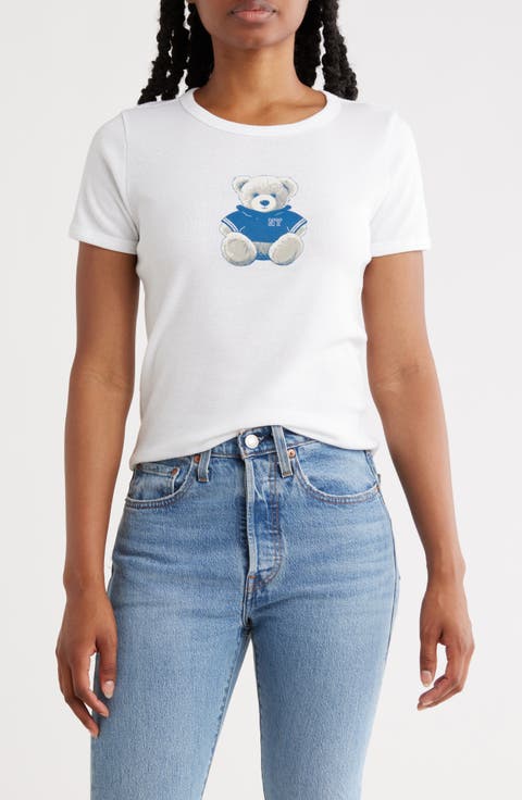 Small NY Teddy Baer Graphic Baby T-Shirt