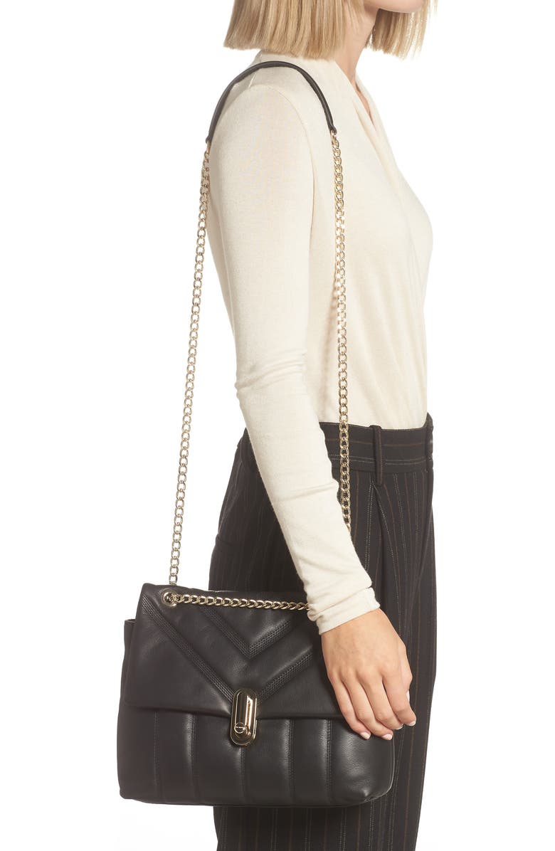 Ted Baker London Ayahlin Quilted Leather Crossbody Bag, Alternate, color,