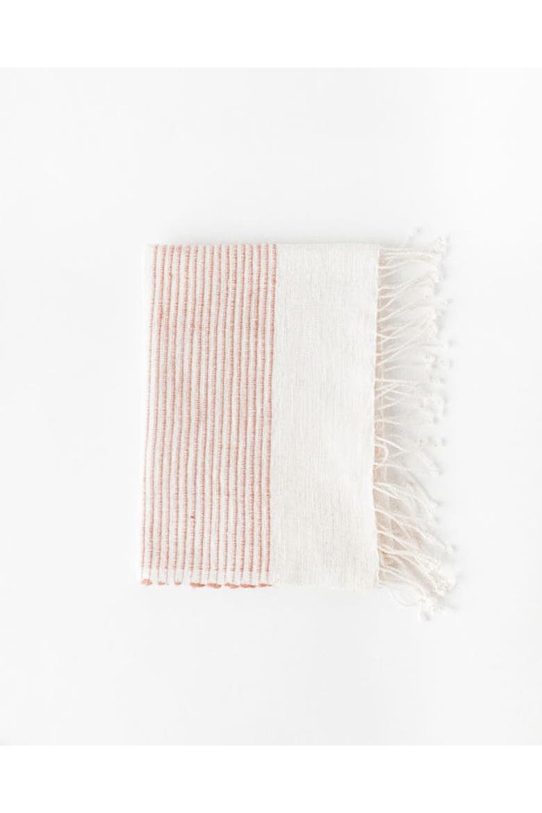 Riviera Cotton Hand Towel, Main, color, Blush